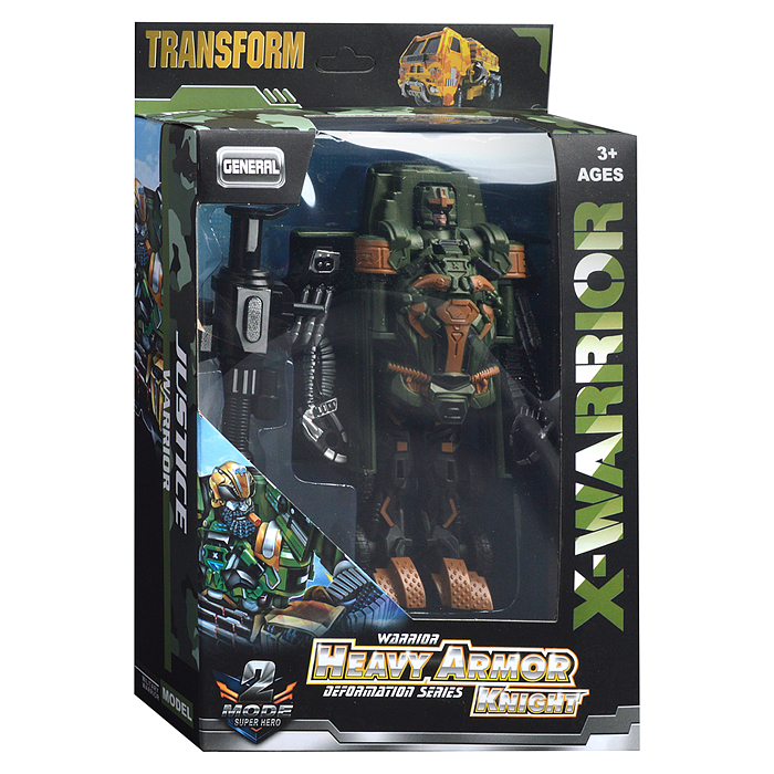 Робот HF1010-4AB трансформирующийся в военную машину, в коробке