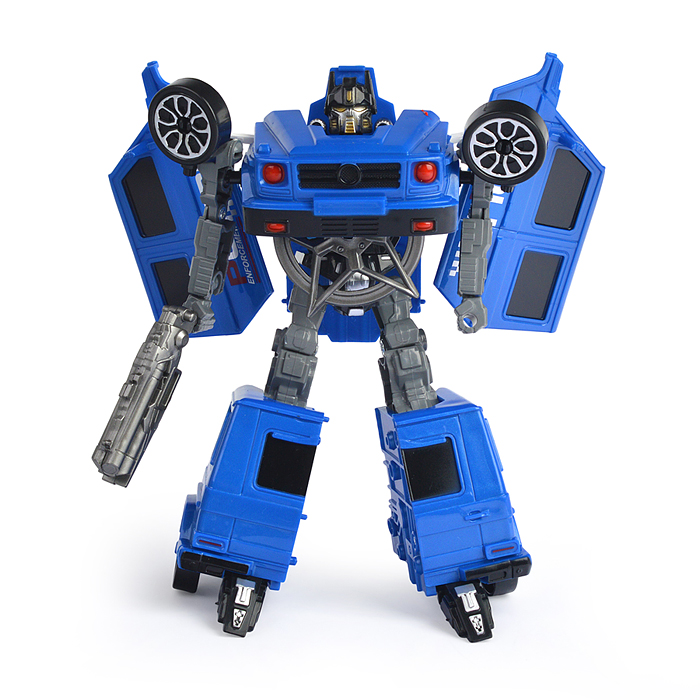 Робот HF9189AB трансформирующийся в полицейскую машину, в коробке