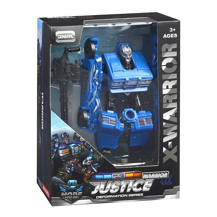 Робот HF7299AB "Полицейский" трансформирующийся, в коробке