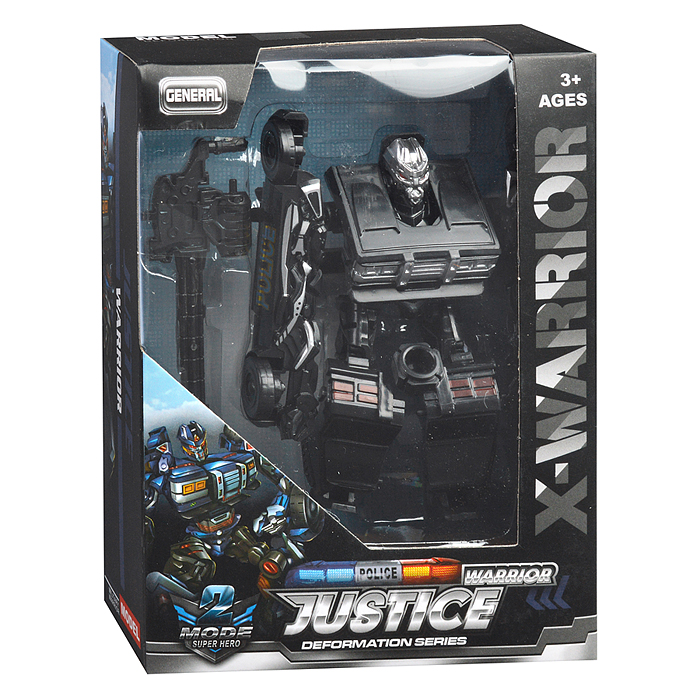 Робот HF7299AB "Полицейский" трансформирующийся, в коробке