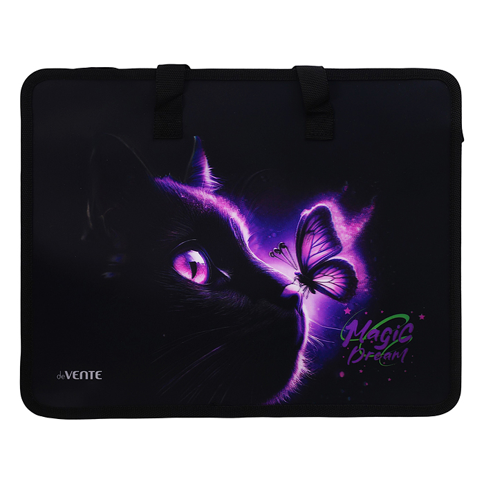 Папка для тетрадей, ИЗО и технологии 3D  "Magic Dream" A4 (33,5x26x10 см) с текстильным расш