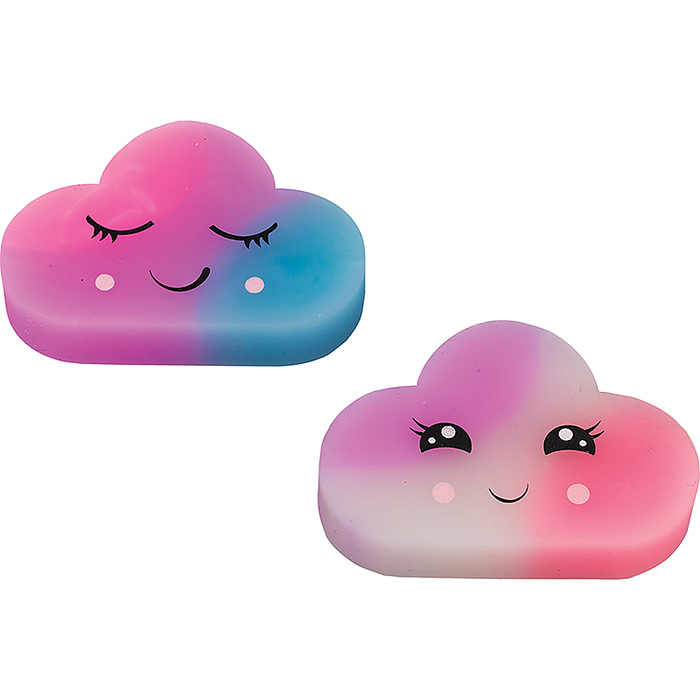 Ластик из синтетического каучука "Облака" 58х39х12мм, в индивидуальной пластиковой коробке