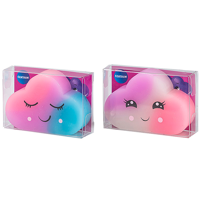 Ластик из синтетического каучука "Облака" 58х39х12мм, в индивидуальной пластиковой коробке