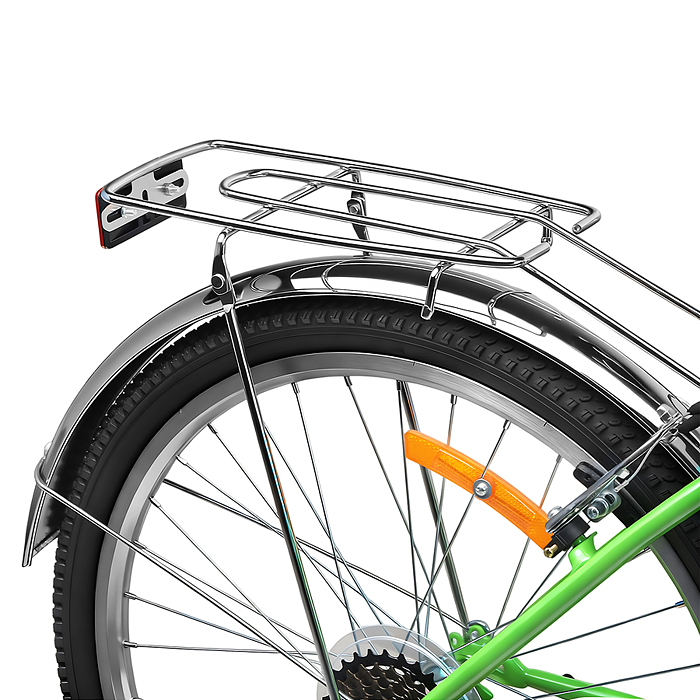 Велосипед 24" Rocket City Fold S 24, цвет зеленый, размер 16"