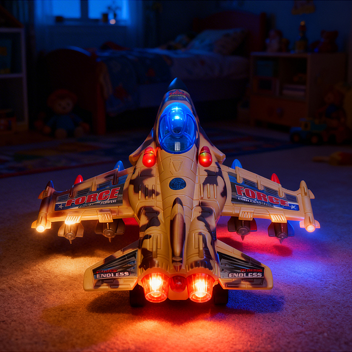 Самолет 5988B-1 "Небесная защита-3" на батарейках, в коробке