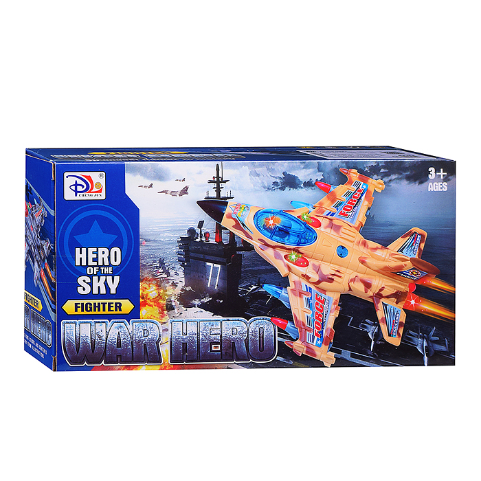 Самолет 5988B-1 "Небесная защита-3" на батарейках, в коробке