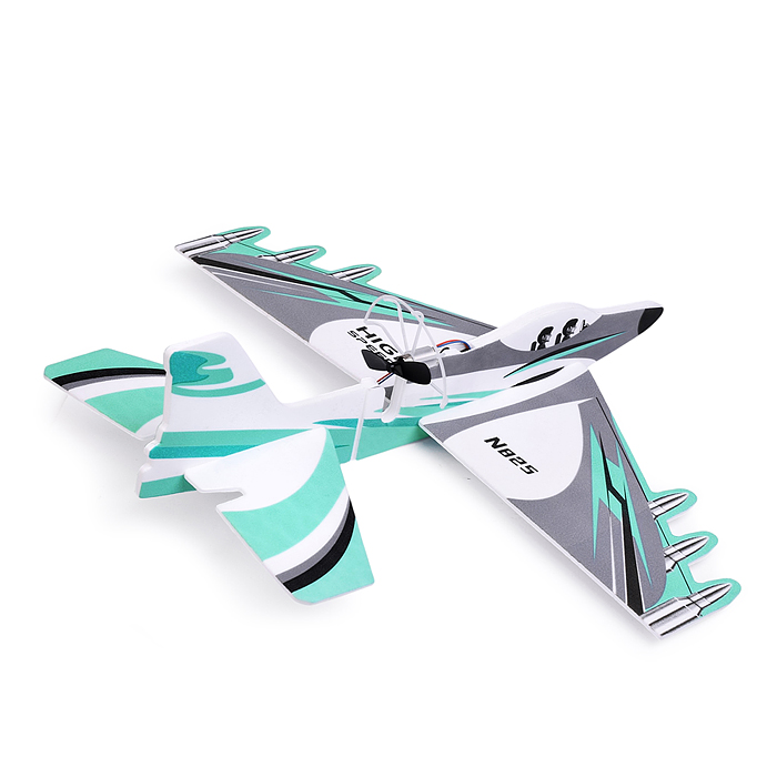 Самолет BJF082-2 "Воздушное судно-2" цвет (зеленый), в коробке