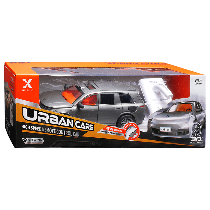 Машина KS-121Y "Энергия спорта" р/у, 27 MHz, в коробке