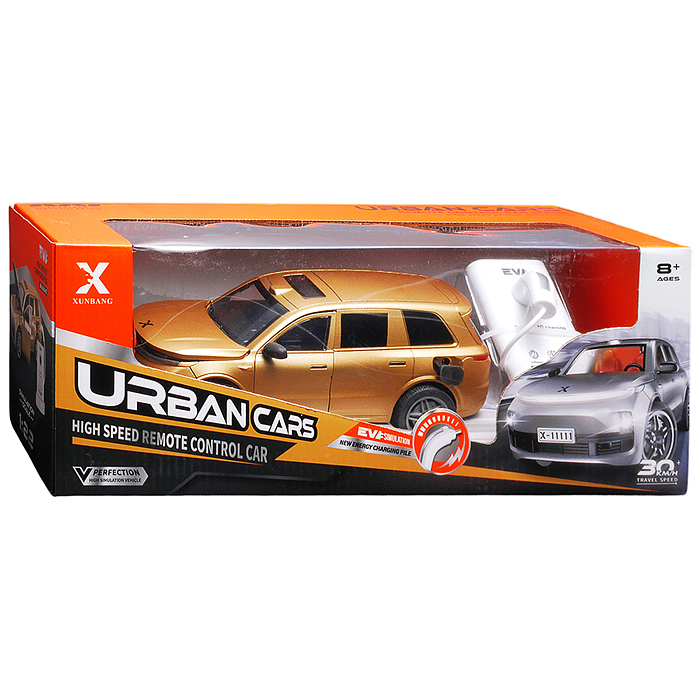 Машина KS-121Y "Энергия спорта" р/у, 27 MHz, в коробке