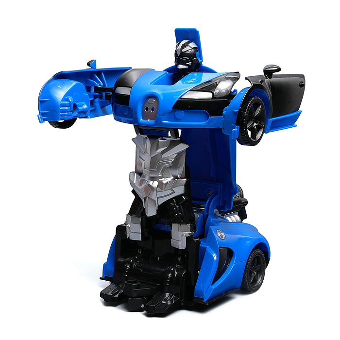 Машина 986-3A "Машина-робот 2" р/у, 27 MHz, со спреем, с акккум., в коробке 