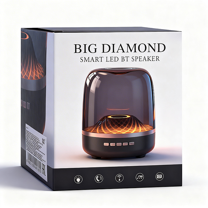 Светильник-колонка V7 "Тёплый ритм" в коробке