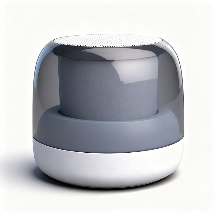 Светильник-колонка RGB "Световая симфония" в коробке (цвет белый)