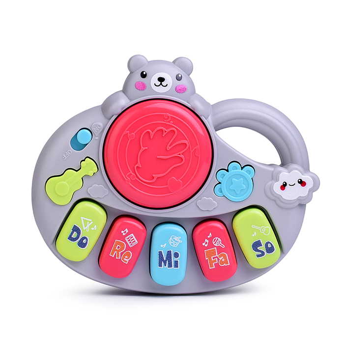 Игрушка музыкальная 368-115E "Музыкальный мишка" звук, в коробке