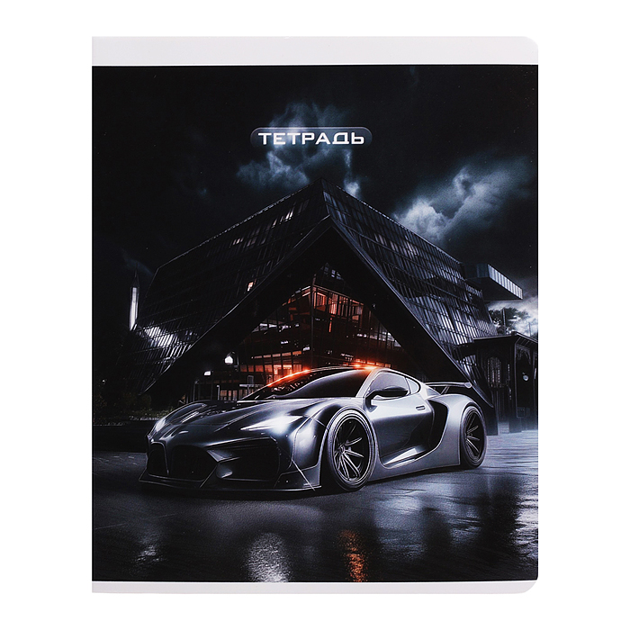 Тетрадь 48 л, клетка "Сити-драйв" А5+, мягкий переплёт (2 скобы)