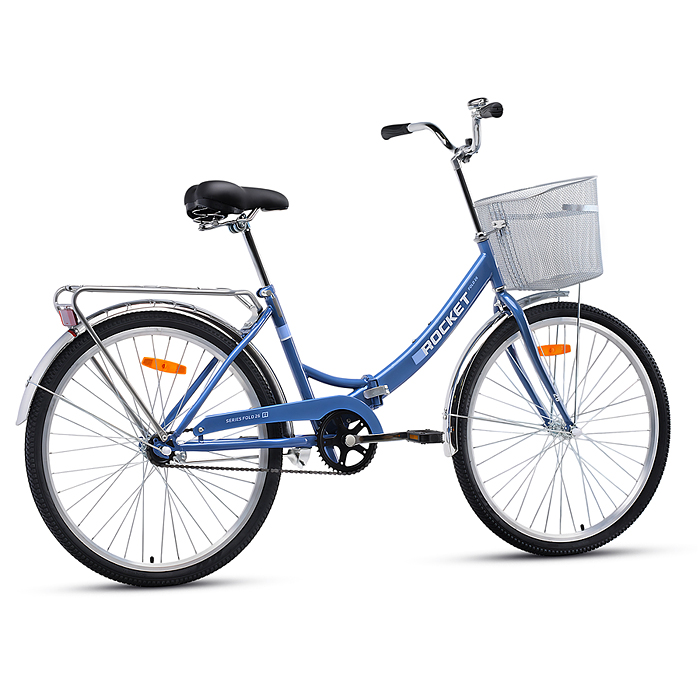 Велосипед 26" Rocket City Fold 26, цвет синий, размер 19"