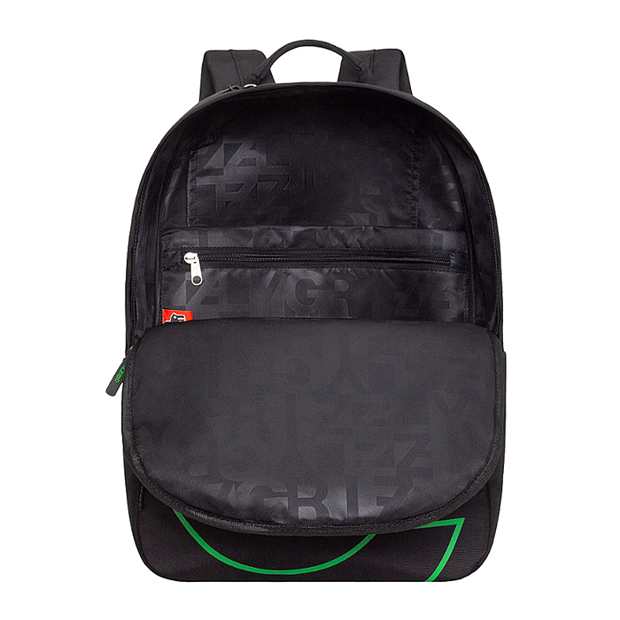 Рюкзак (/2 черный - салатовый)