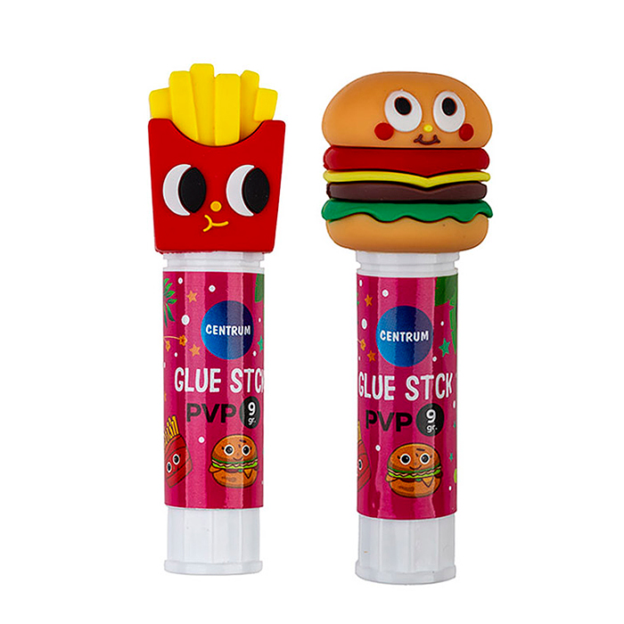 Клей-карандаш ПВП 9 гр. Hamburger & Chips