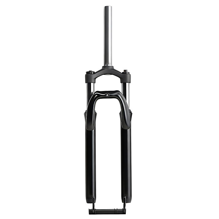 Вилка амортизационная 29" стальная, ход 70мм, под диск. торм. шток 1-1/8 210мм, прямой шток, черная
