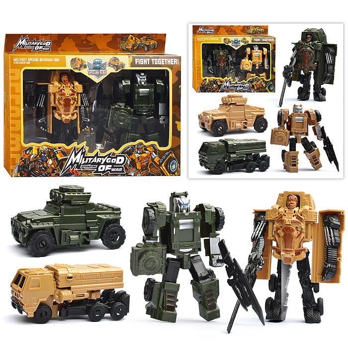 Робот HF111-8 "Броневик" трансформирующийся, в коробке