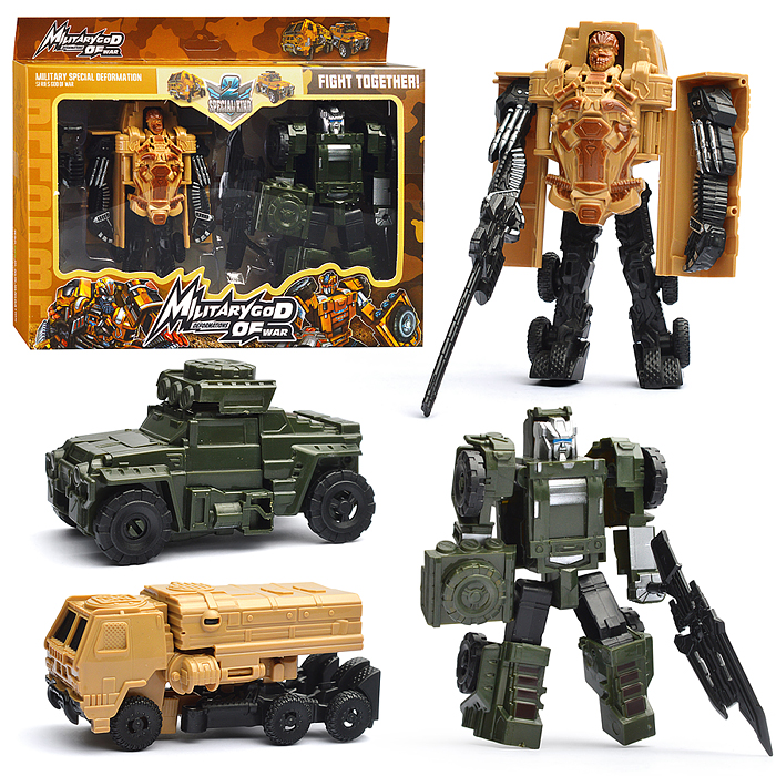 Робот HF111-8 "Броневик" трансформирующийся, в коробке