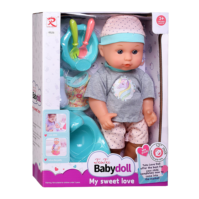 Пупс 6525 "Лилия" с акссуарами, в коробке