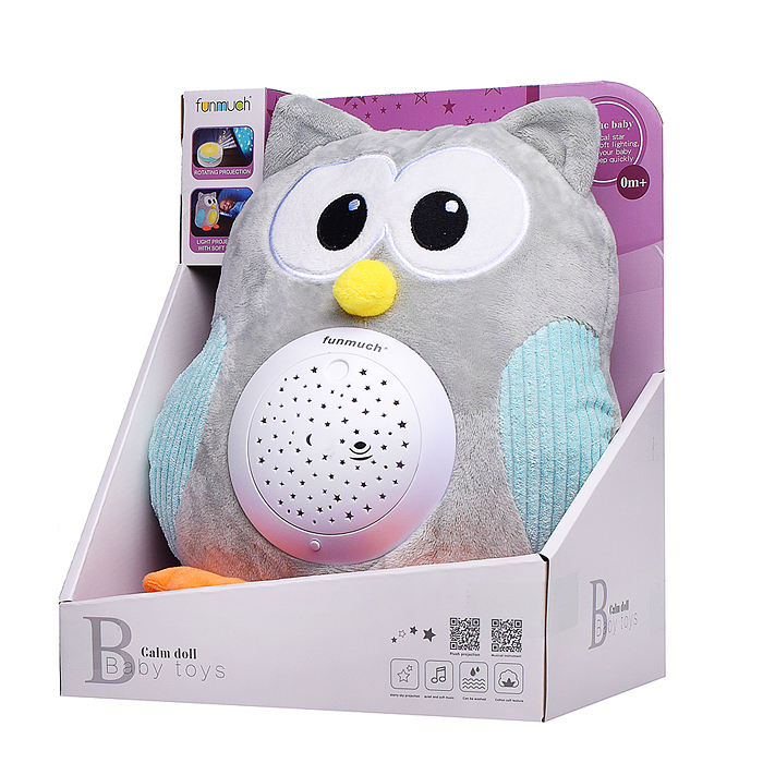 Сова FM666-44 "Ночной друг" свет, звук, в коробке