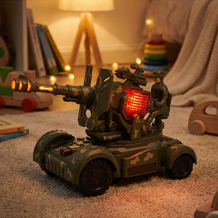 Машина военная HD9026 "Непобедимый страж" в коробке