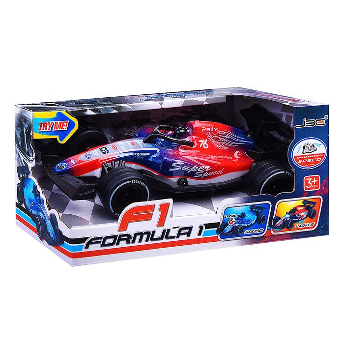 Машина JU688-54 "Гонка" в коробке 