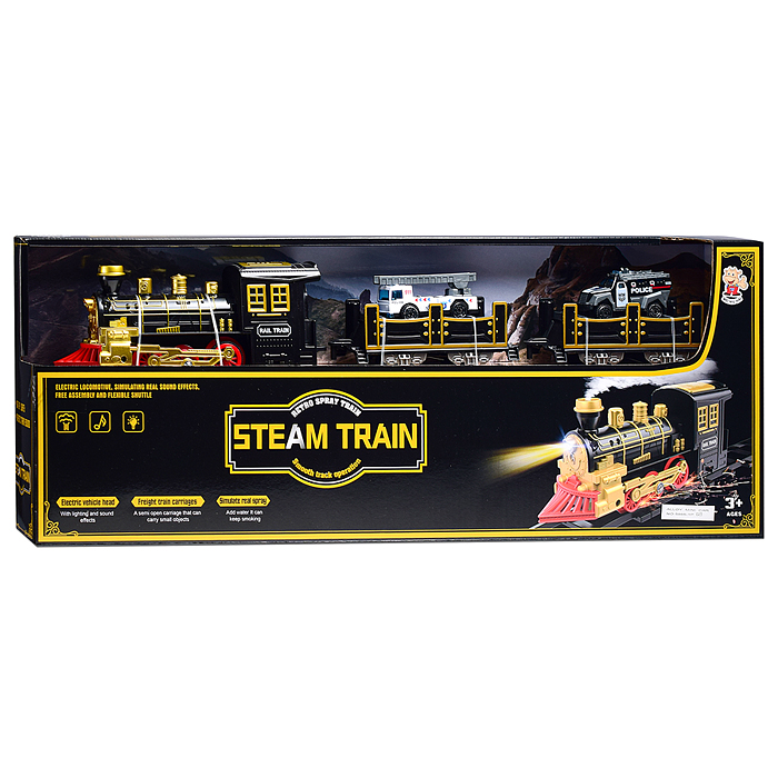 Железная дорога 5865-1P "Полицейская дорога" (свет, звук) в коробке 