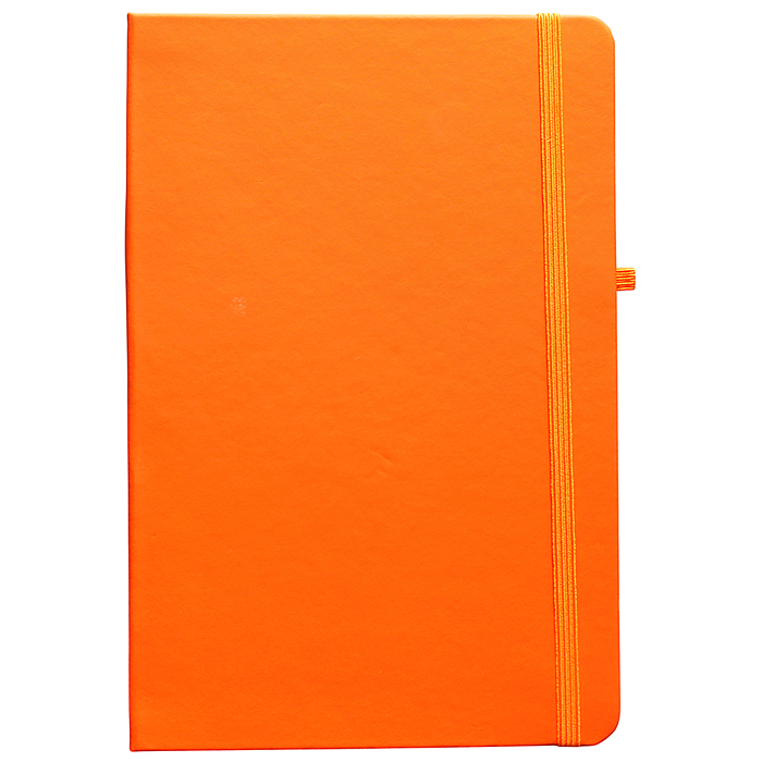 Блокнот А5 80л. "Multicolor в линейку в твердом переплете, на резинке, 77г/м2, цвета в ассортименте