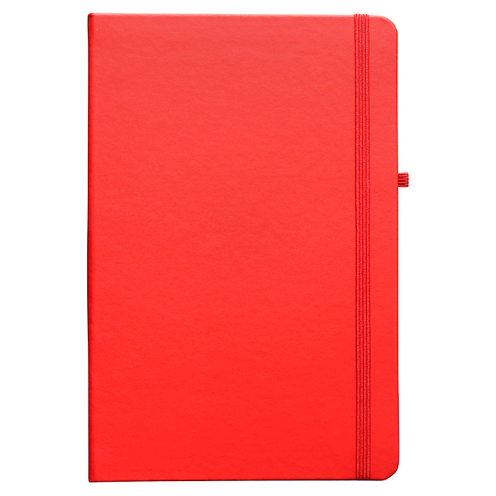 Блокнот А5 80л. "Multicolor в линейку в твердом переплете, на резинке, 77г/м2, цвета в ассортименте