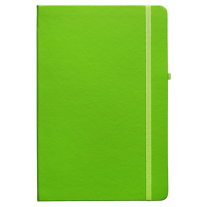 Блокнот А5 80л. "Multicolor в линейку в твердом переплете, на резинке, 77г/м2, цвета в ассортименте