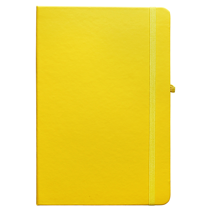 Блокнот А5 80л. "Multicolor в линейку в твердом переплете, на резинке, 77г/м2, цвета в ассортименте