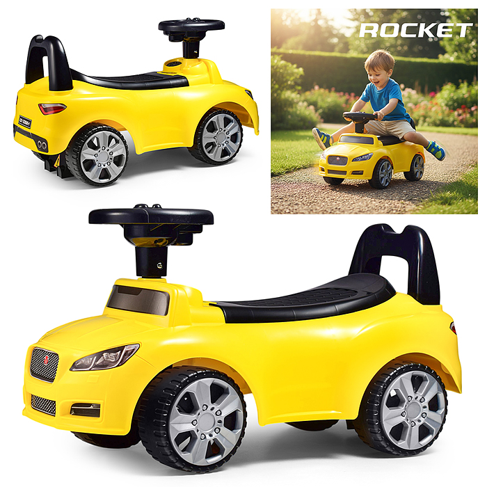 Каталка для детей Rocket R0273 (цвет желтый)