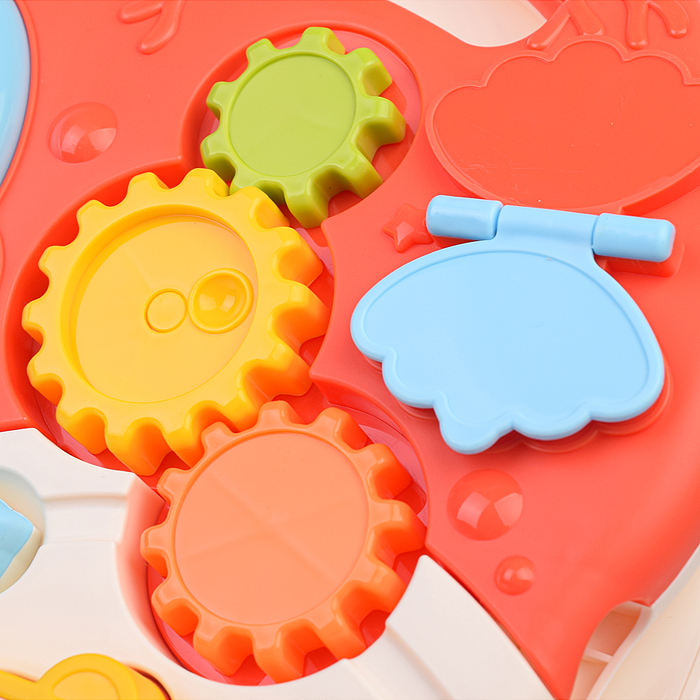 Ходунки HE0829 "Вместе весело" оранжевый, на батарейках, в коробке