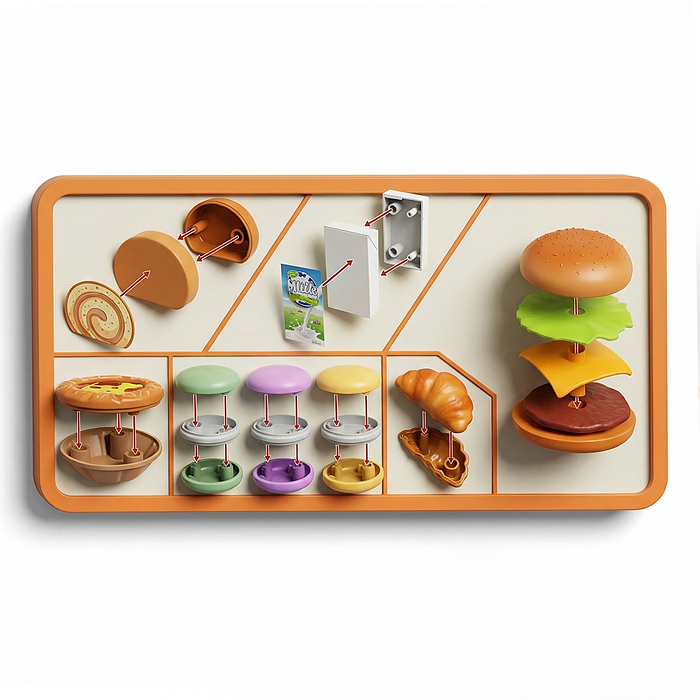 Набор Кухня 66T-4 "Юный повор" (дым, вода) в коробке