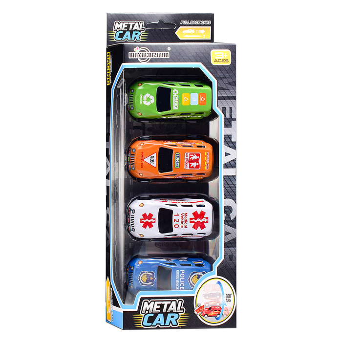 Набор машин KZ957-077 "Драйв-коллекция" металл, в коробке
