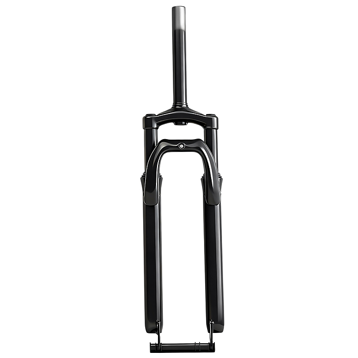 Вилка амортизационная 29" стальная, ход 60мм, под диск. торм. шток 1-1/8 210мм, прямой шток, черная