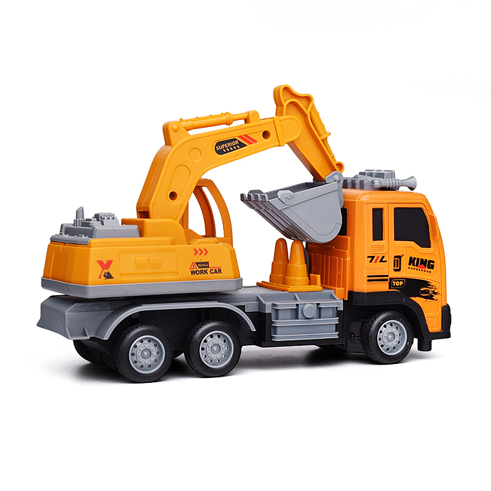 Машина  на Р/У, 27 MHz MD168-1A "Ковшевик" в коробке