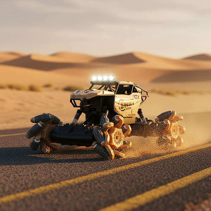 Машина 633-7 "Вездеход 3" р/у , 27 MHz, с аккум., USB, в коробке 