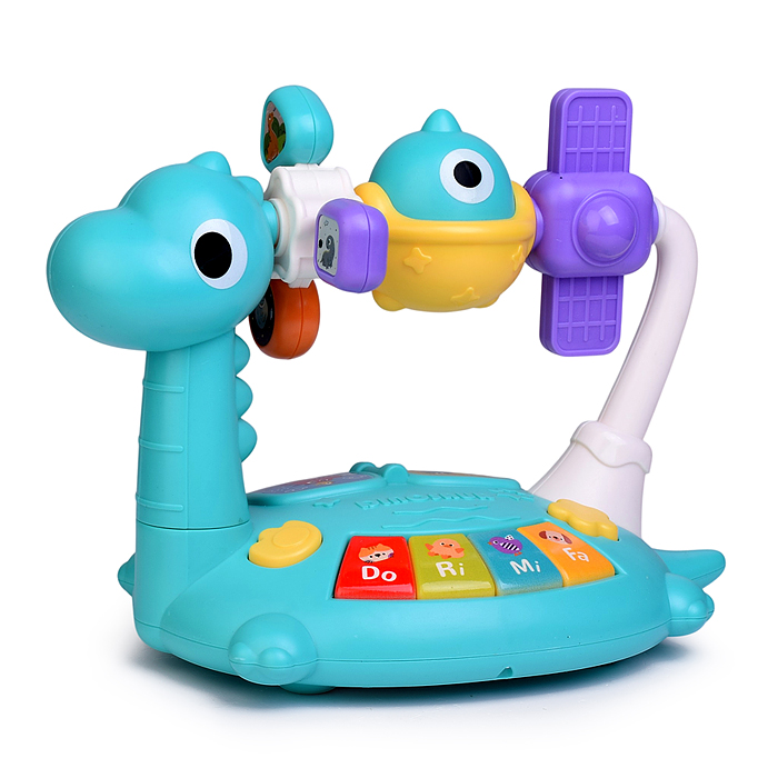 Игрушка музыкальная 368-109 "Динозаврик" свет, звук, в коробке