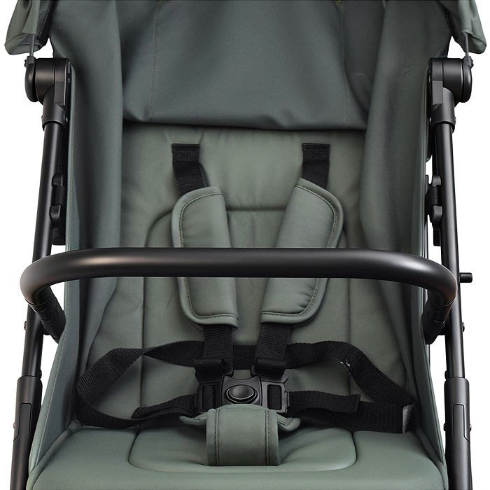 Детская прогулочная коляска-трость Prammy, зеленый