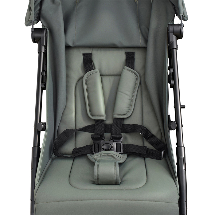 Детская прогулочная коляска-трость Prammy, зеленый