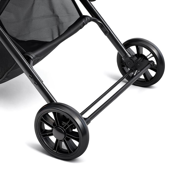 Детская прогулочная коляска-трость Prammy, зеленый