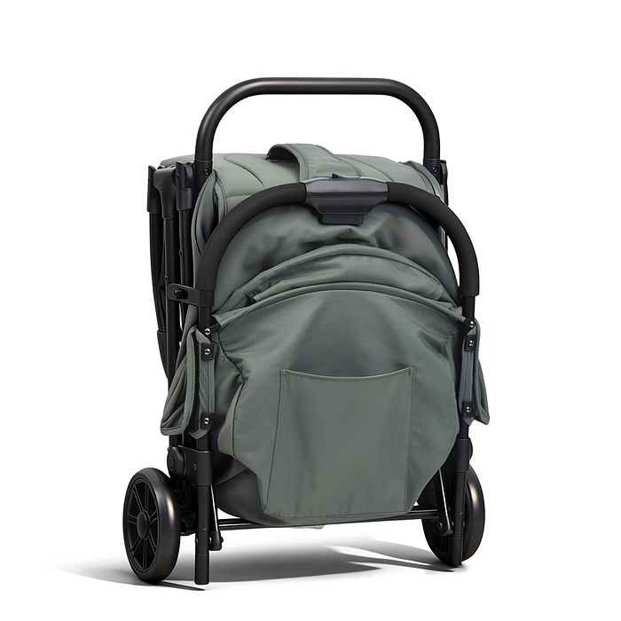 Детская прогулочная коляска-трость Prammy, зеленый