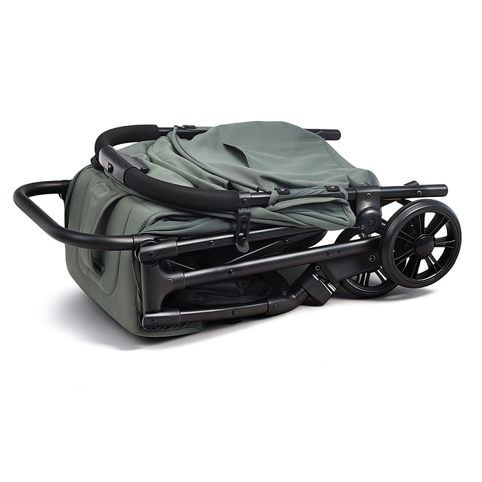 Детская прогулочная коляска-трость Prammy, зеленый