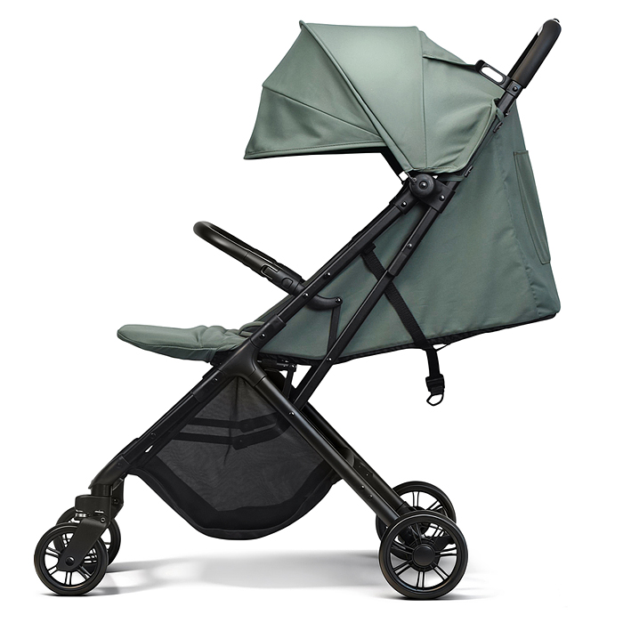 Детская прогулочная коляска-трость Prammy, зеленый