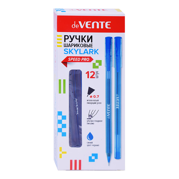 Ручка шариковая "Skylark" серия Speed Pro, d=0,7 мм, ультра гладкое письмо, чернила на масл