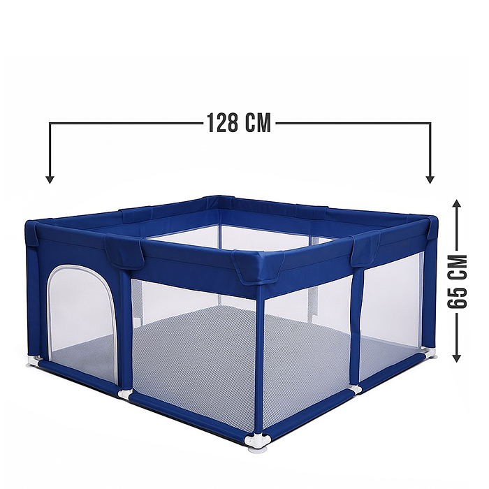 Манеж детский M12-1 прямоугольный (128*128*65)