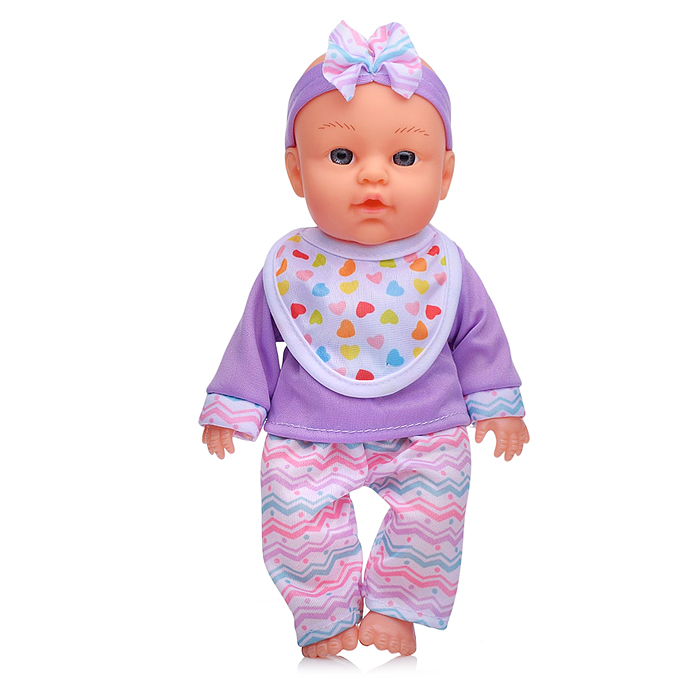 Пупс L-2403T "Катя" (пьет, писает) с аксессуарами, в коробке